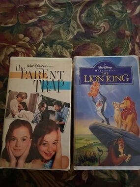 The Parent Trap and The Lion King VHS - Walt Disney